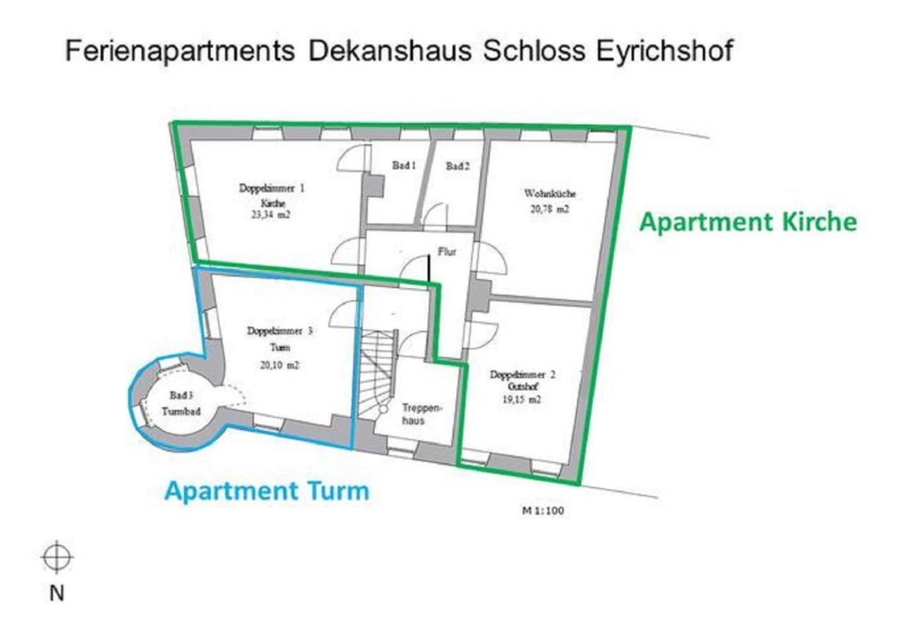 Gutsverwaltung Schloss Eyrichshof Ebern 外观 照片